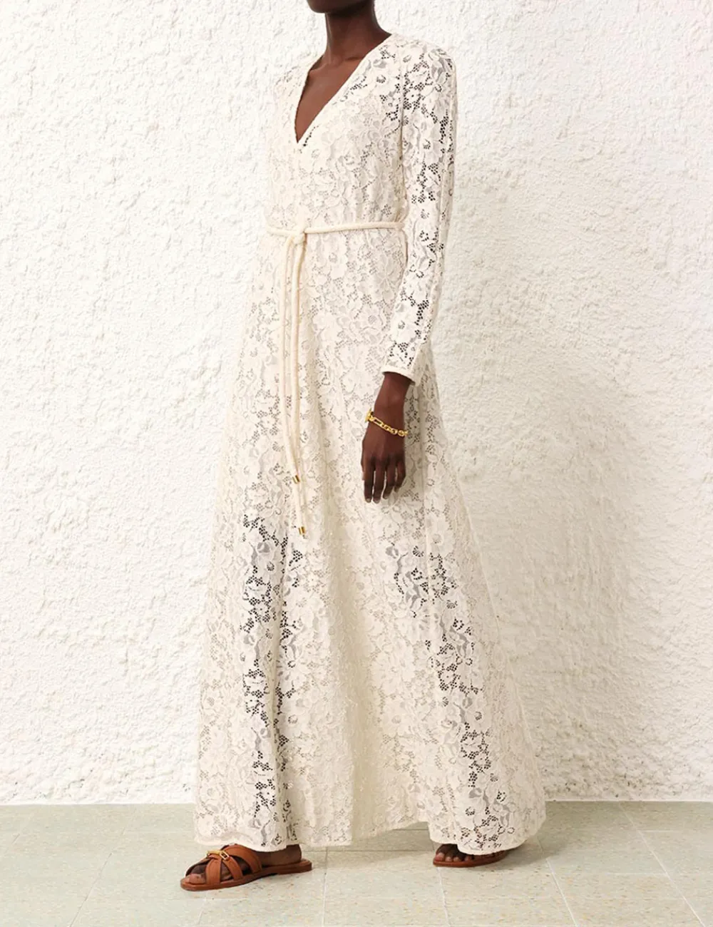 ZIMMERMANN Matchmaker Lace Sheath Dress-Women Dresses