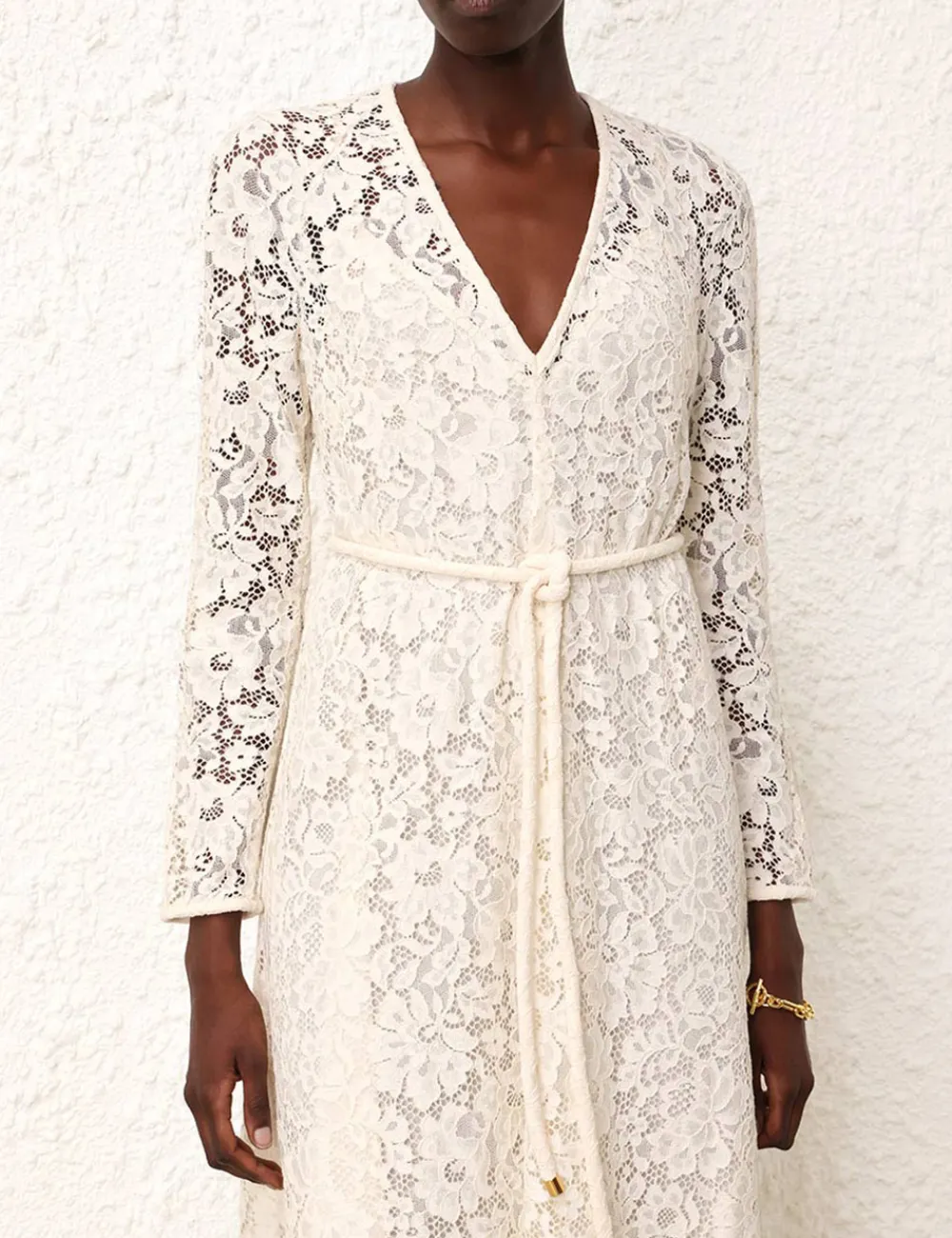 ZIMMERMANN Matchmaker Lace Sheath Dress-Women Dresses