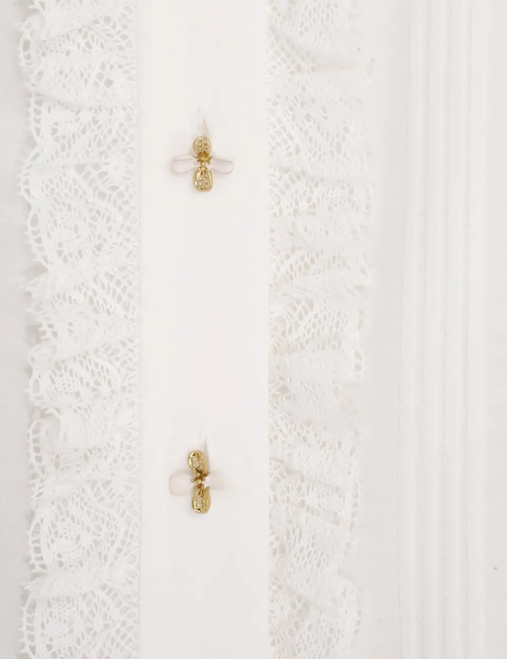 ZIMMERMANN Sensory Pintucked Shirt-Women Clothing