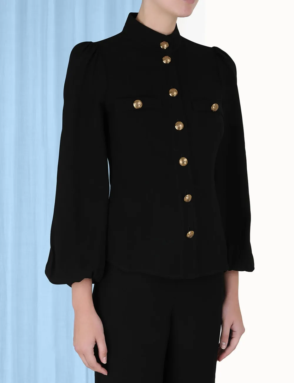 ZIMMERMANN Utility Body Shirt-Women Tops