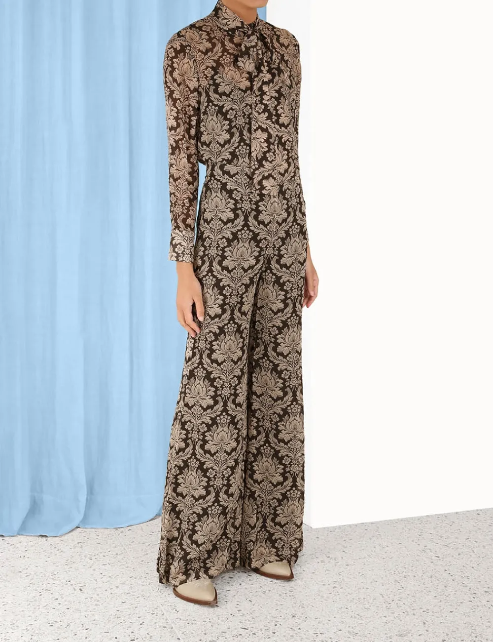 ZIMMERMANN Luminosity Tubular Shirt-Women Clothing