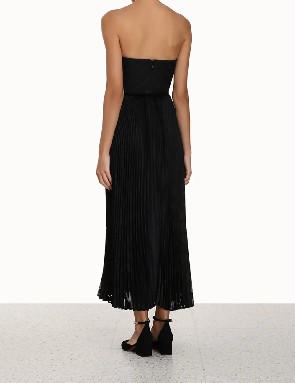 ZIMMERMANN Burnout Pleated Dress-Women Dresses