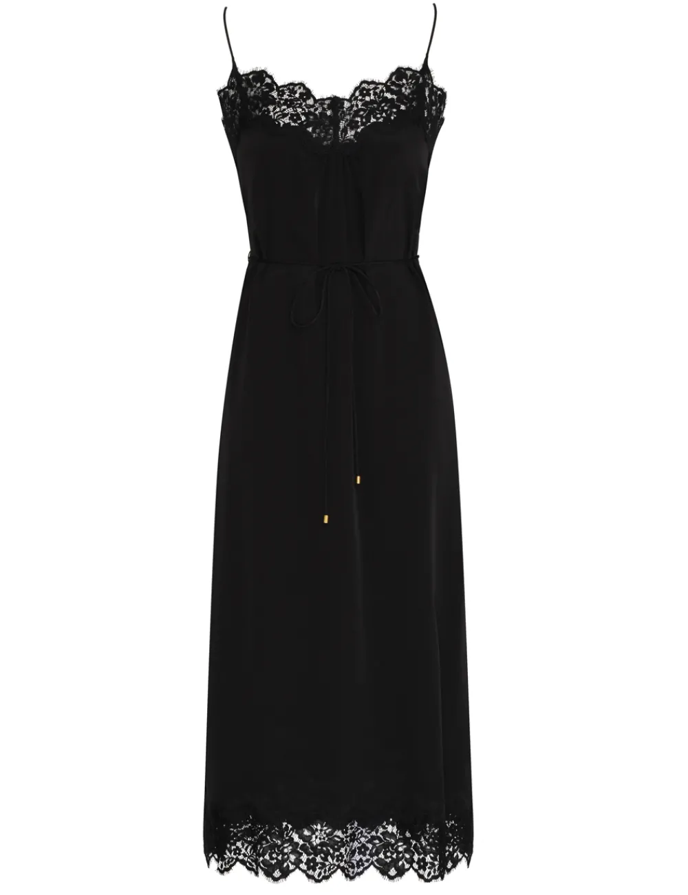 ZIMMERMANN Lace Panel Slip Midi-Women Dresses