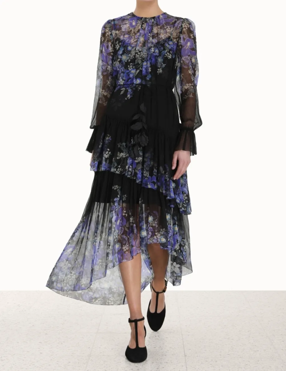 ZIMMERMANN Lyrical Tiered Dress-Women Clothing