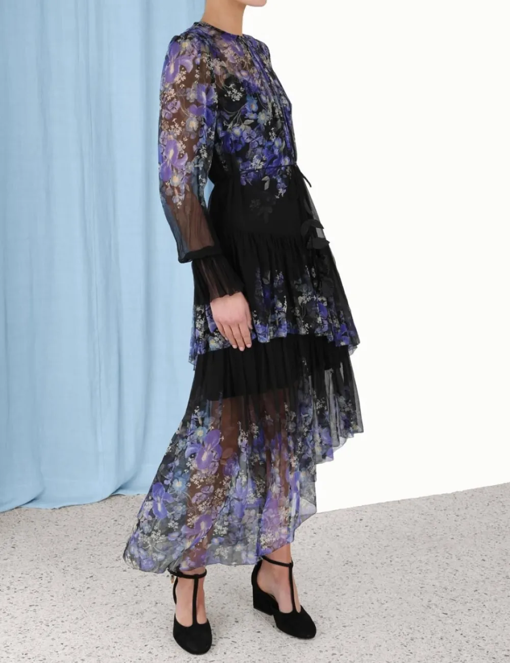 ZIMMERMANN Lyrical Tiered Dress-Women Clothing