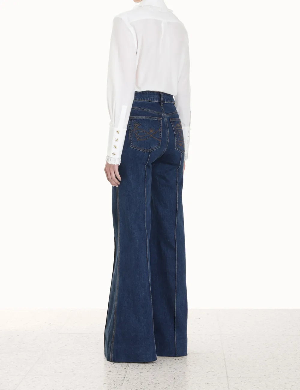 ZIMMERMANN Sensory Pintucked Shirt-Women Luminosity