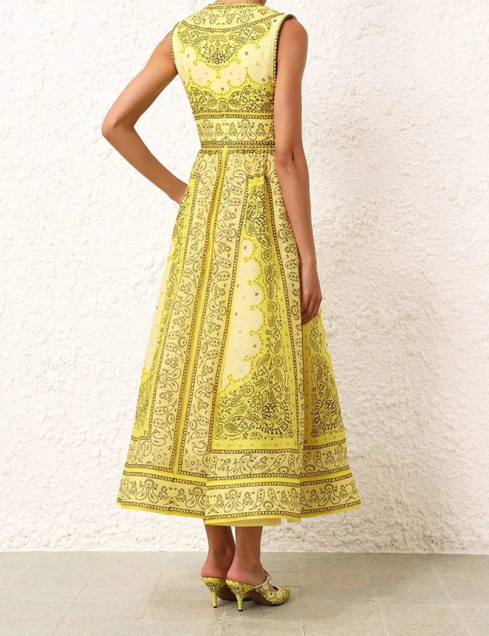 ZIMMERMANN Matchmaker Bow Long Dress-Women Dresses