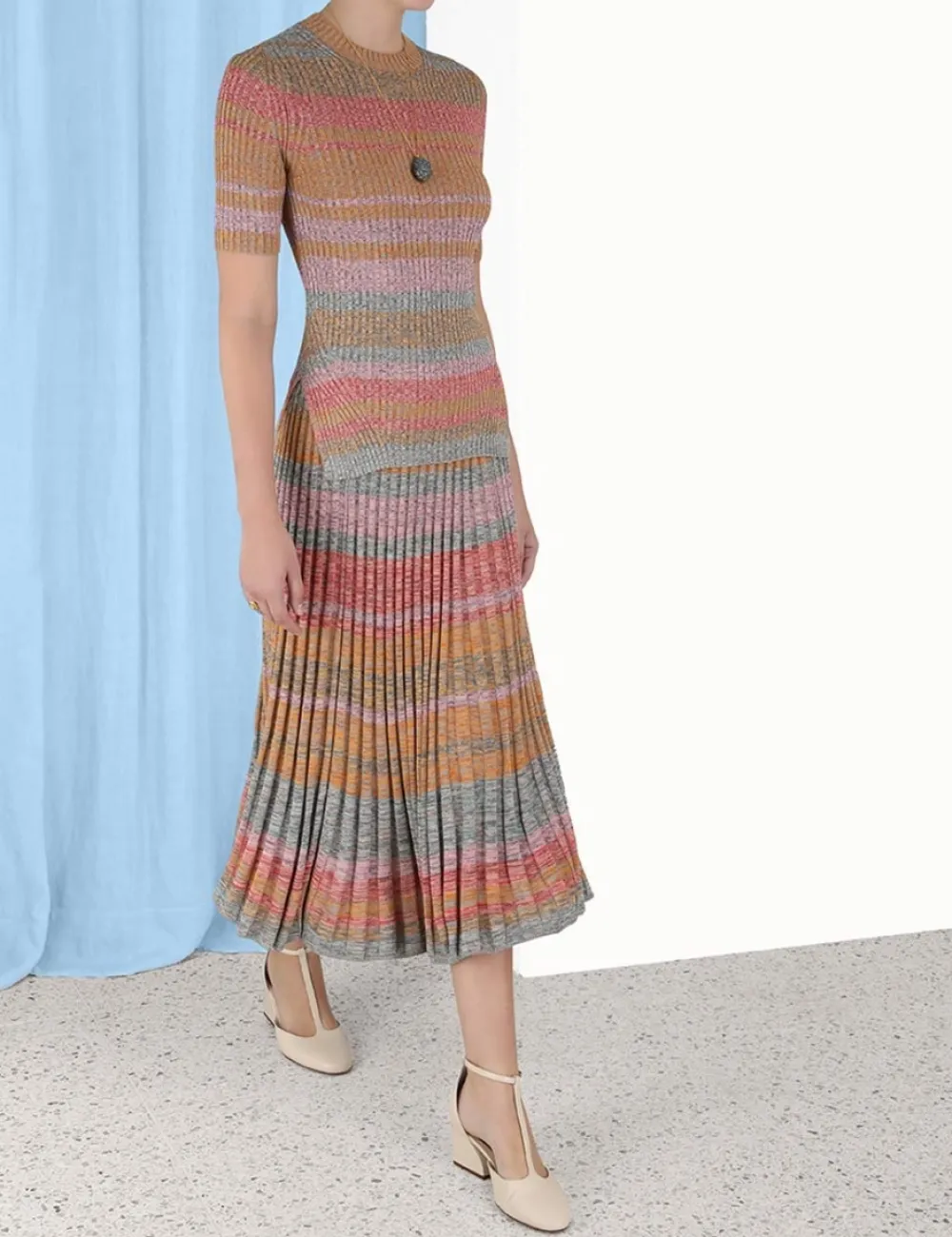 ZIMMERMANN Luminosity Mouline Skirt-Women Clothing