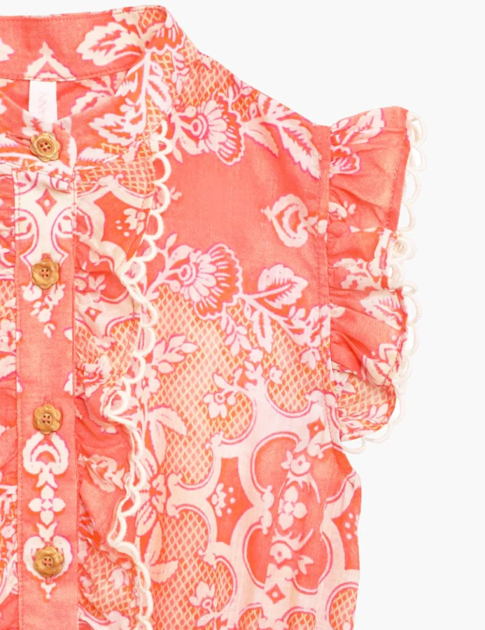 ZIMMERMANN Raie Frill Playsuit-Women Clothing