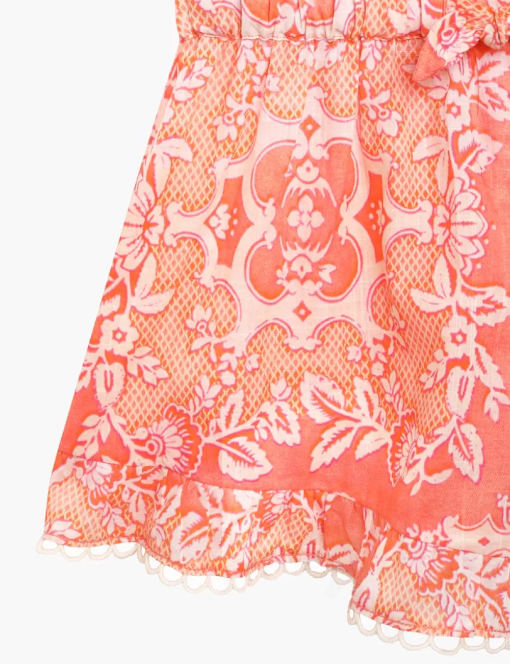 ZIMMERMANN Raie Frill Playsuit-Women Clothing