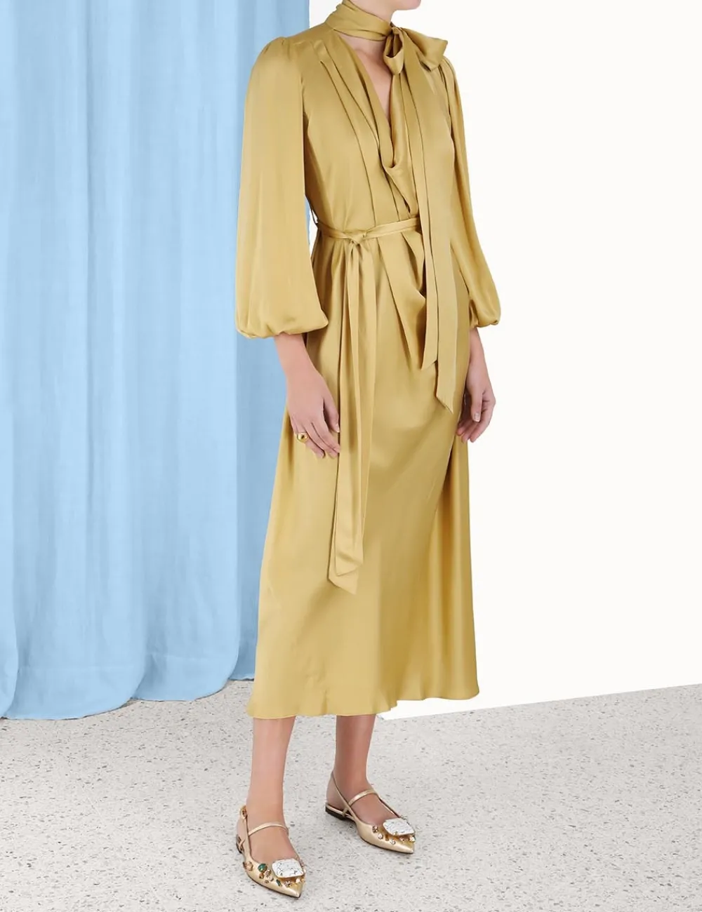 ZIMMERMANN Silk Billow Dress-Women Luminosity