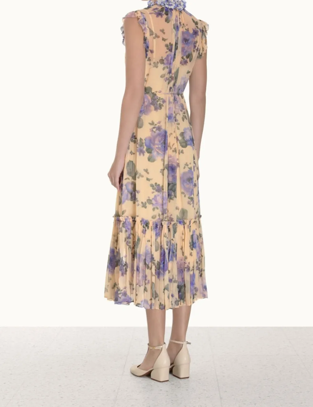ZIMMERMANN Lyrical Flutter Dress-Women Clothing