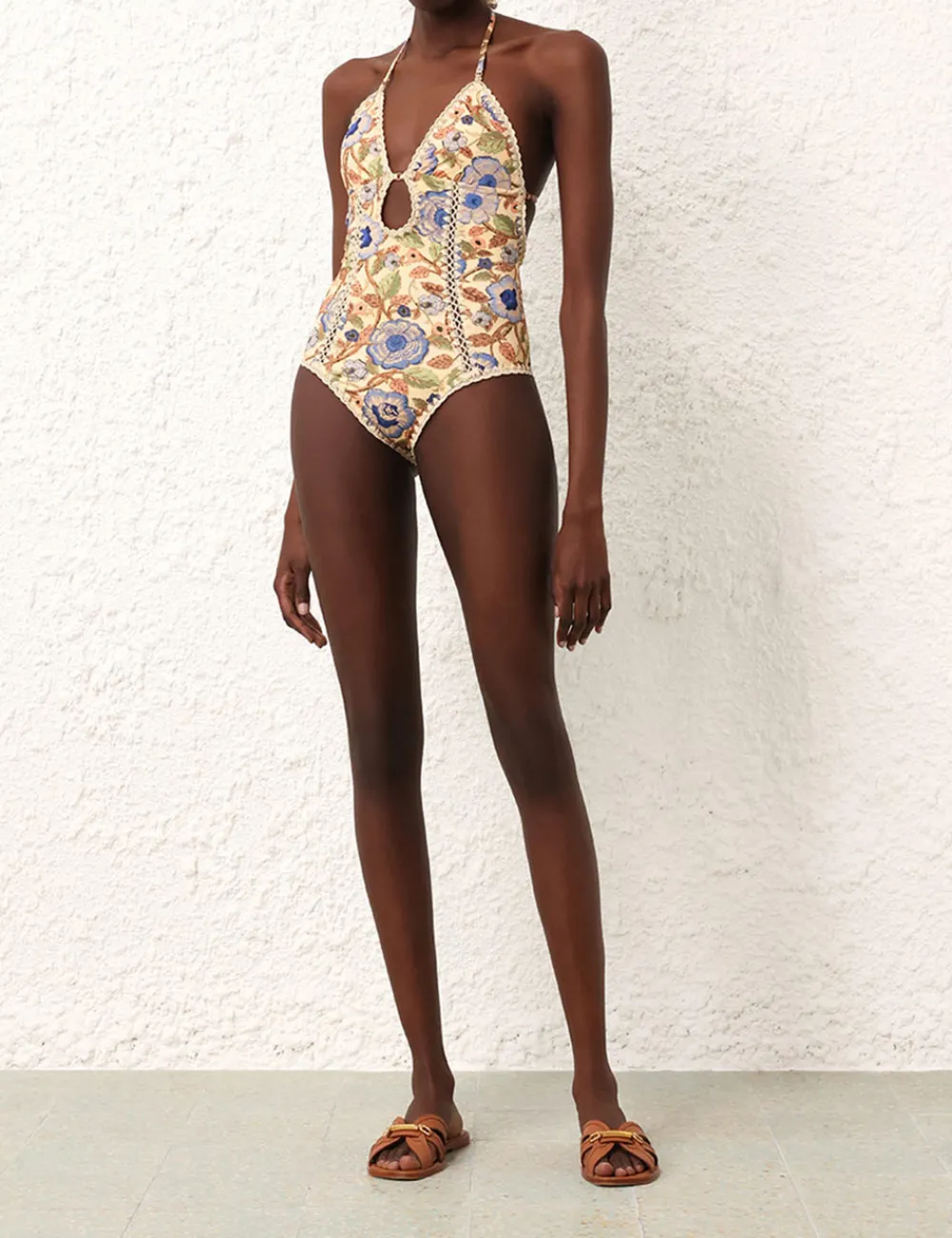 ZIMMERMANN Junie Crochet Edge 1Pc-Women One Pieces