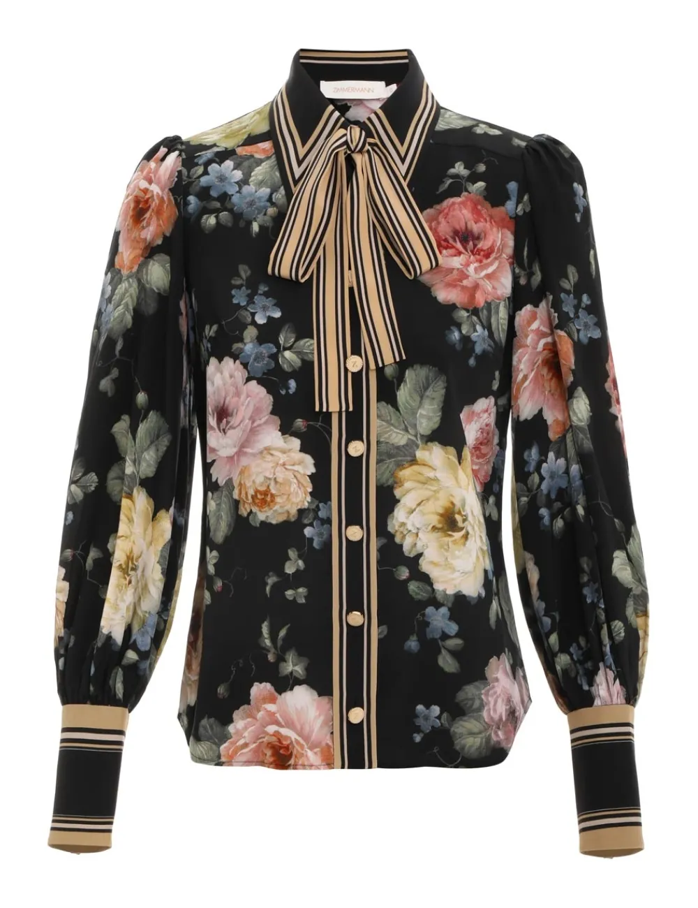 ZIMMERMANN Luminosity Blouson Shirt-Women Tops