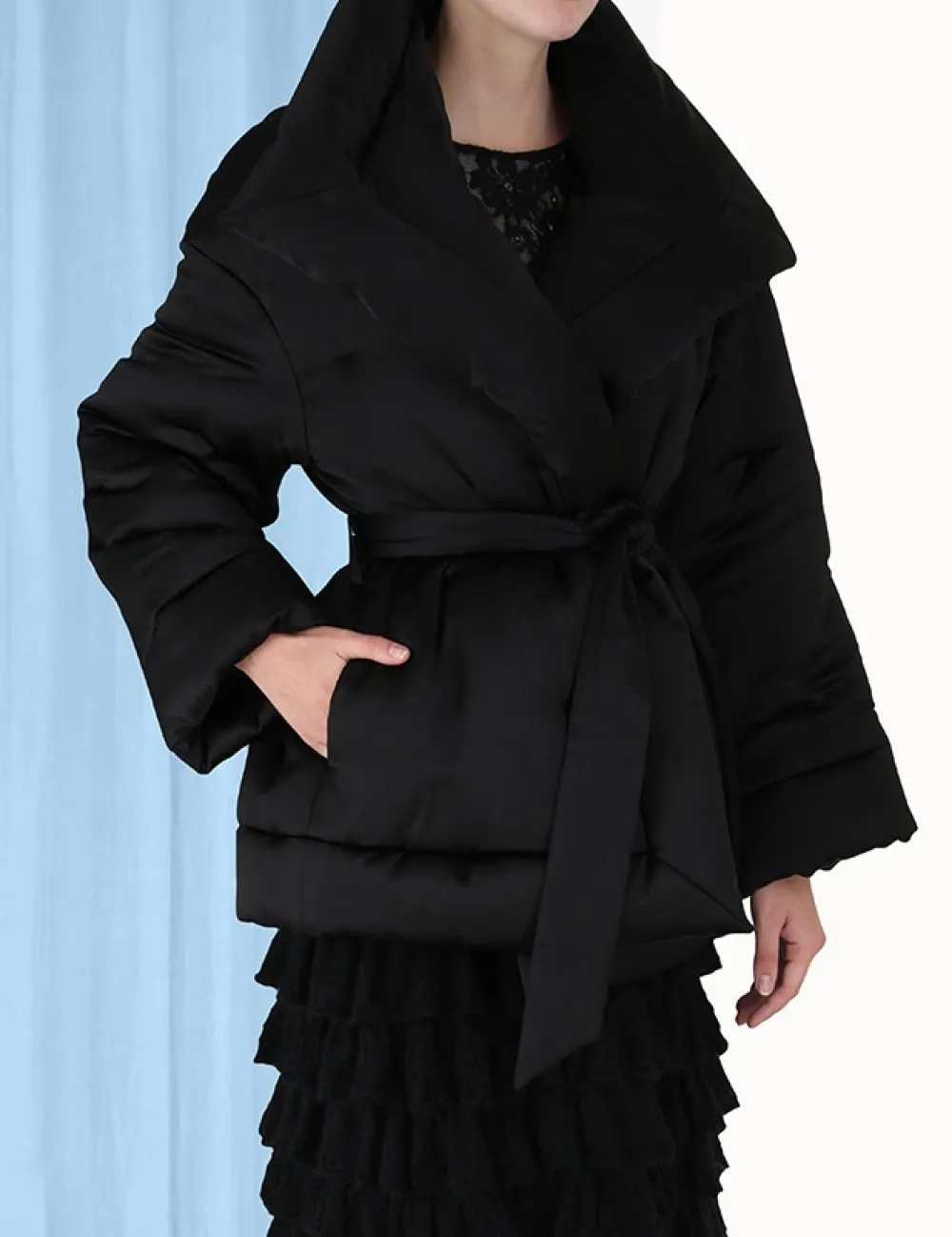 ZIMMERMANN Luminosity Satin Wadded Jacket-Women Clothing