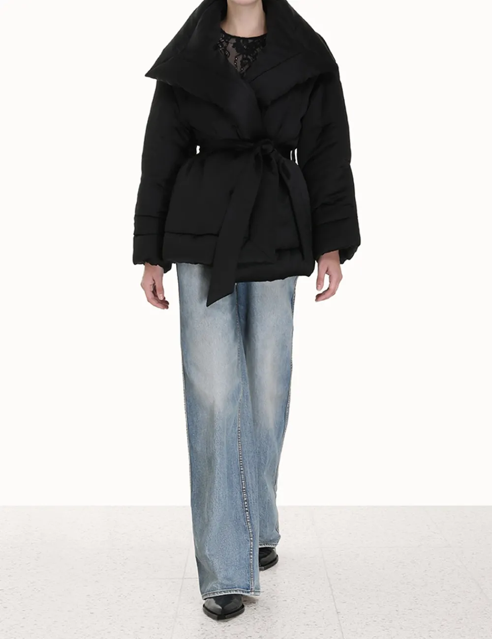 ZIMMERMANN Luminosity Satin Wadded Jacket-Women Clothing