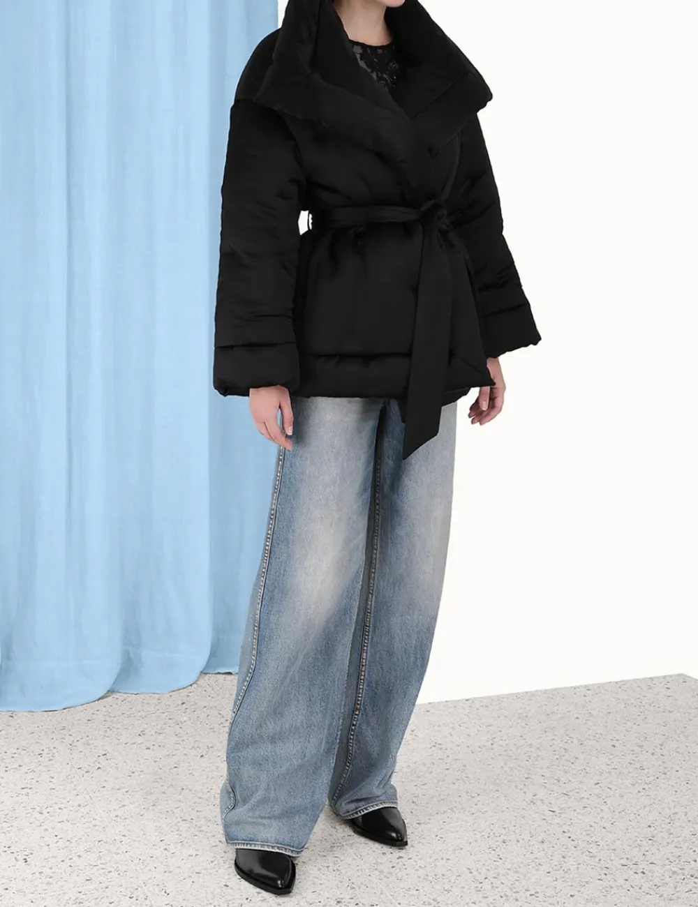 ZIMMERMANN Luminosity Satin Wadded Jacket-Women Clothing