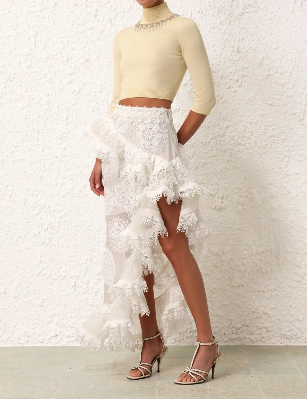 ZIMMERMANN Matchmaker Doily Skirt-Women Skirts