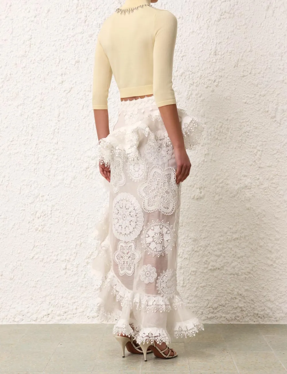 ZIMMERMANN Matchmaker Doily Skirt-Women Skirts