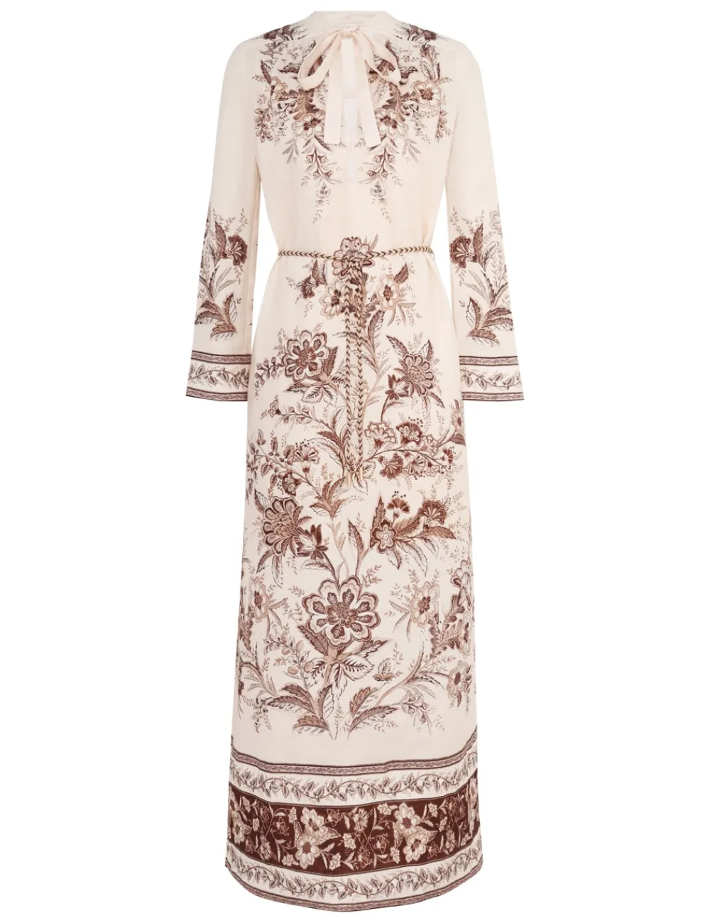 ZIMMERMANN Junie Long Sleeve Maxi Dress-Women Clothing