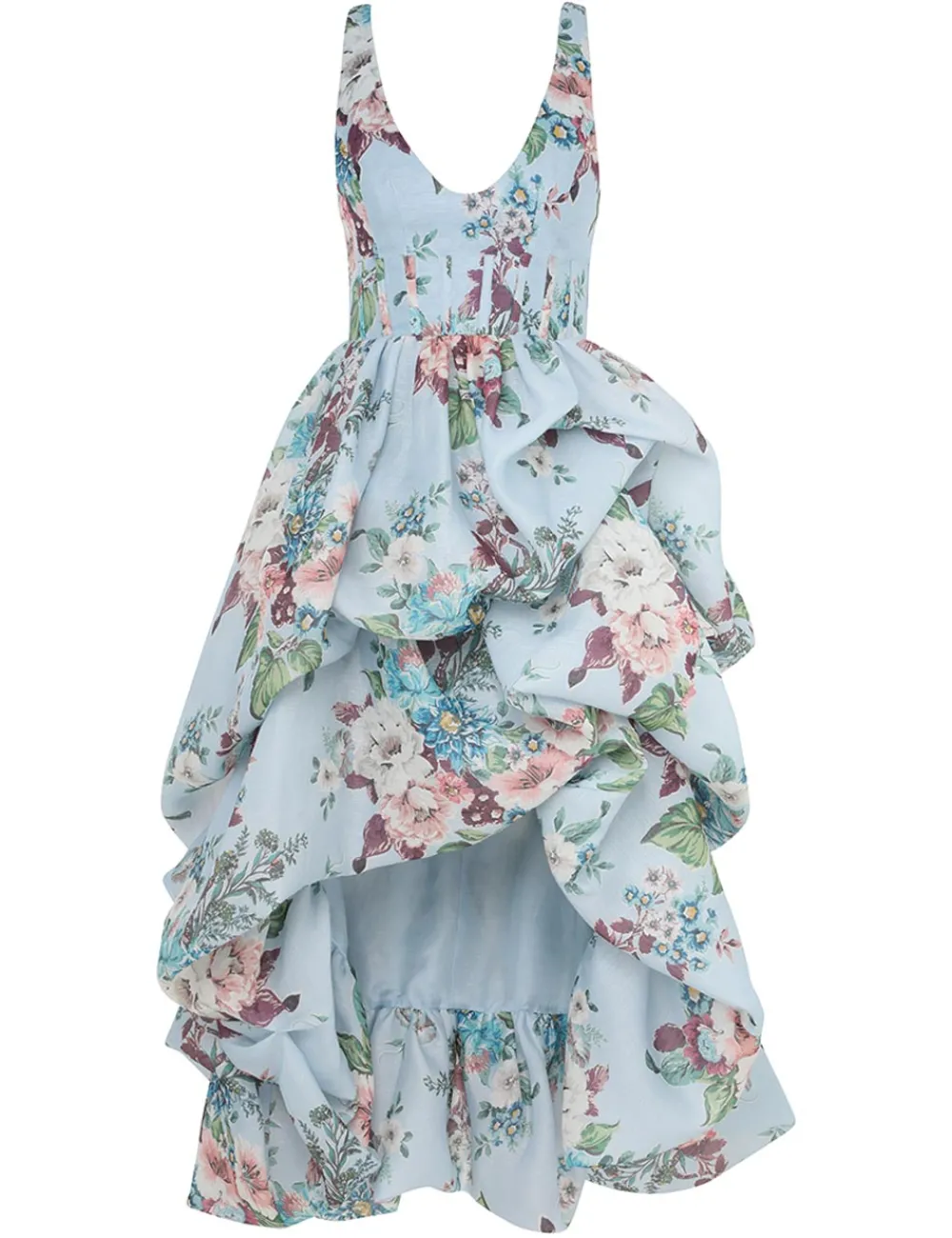 ZIMMERMANN Matchmaker Drape Midi Dress-Women Dresses