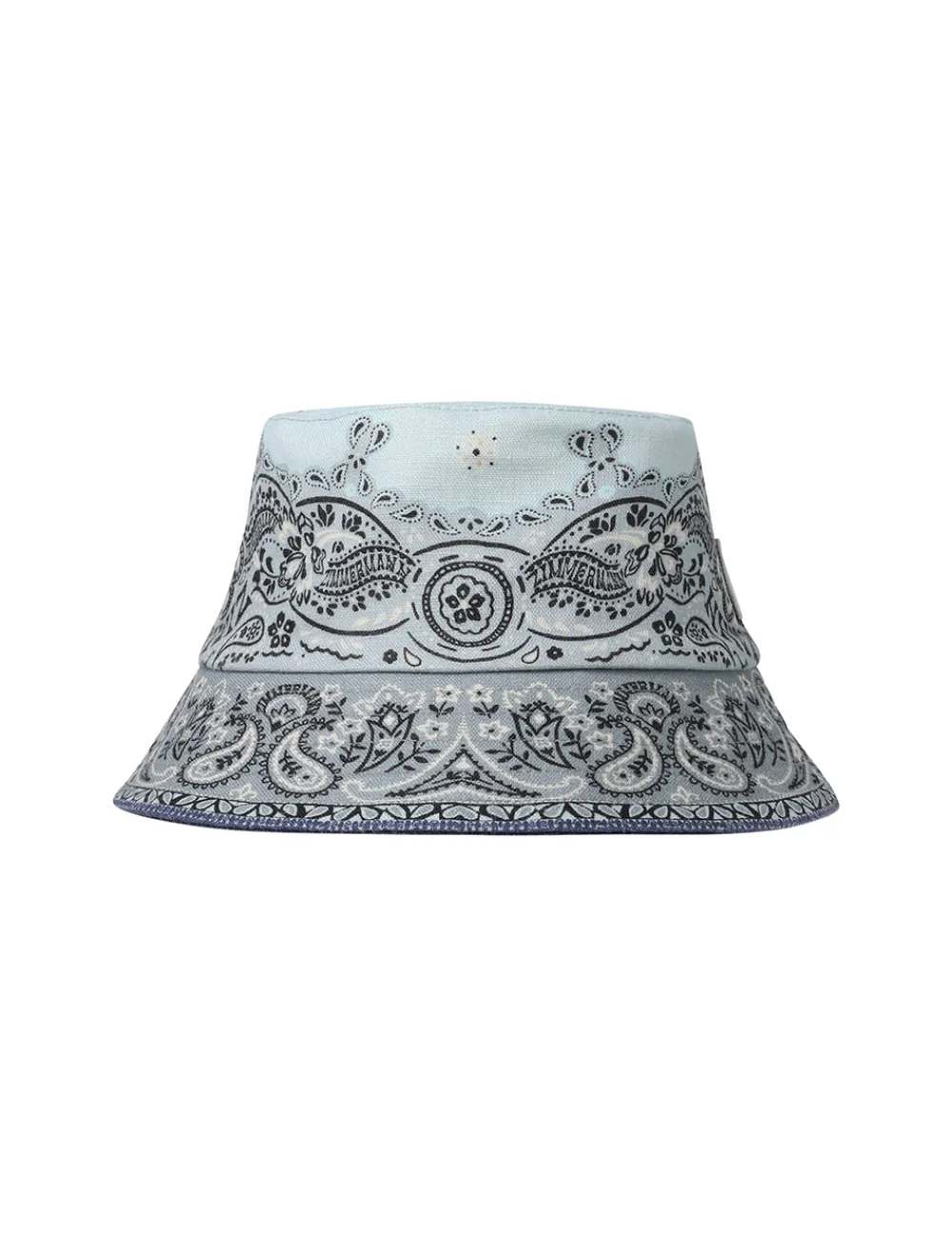 ZIMMERMANN Printed Canvas Bucket Hat-Women Accessories