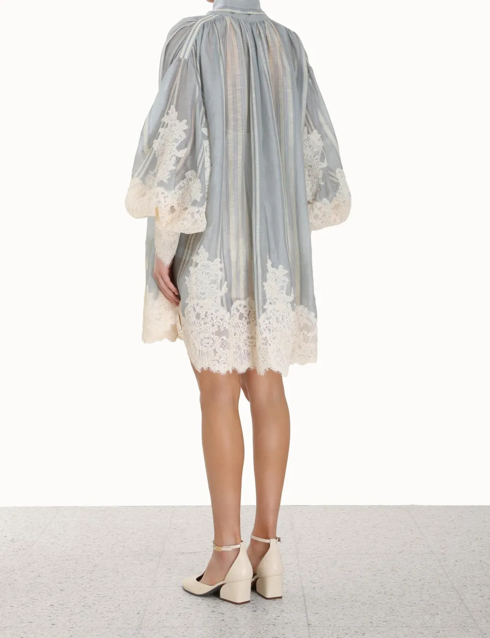 ZIMMERMANN Lyrical Lace Edge Tie Mini-Women Form & Light