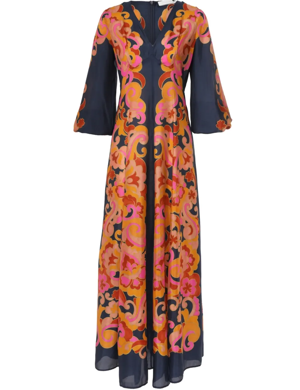 ZIMMERMANN Acadian Long Sleeve Maxi Dress-Women Dresses & Coverups