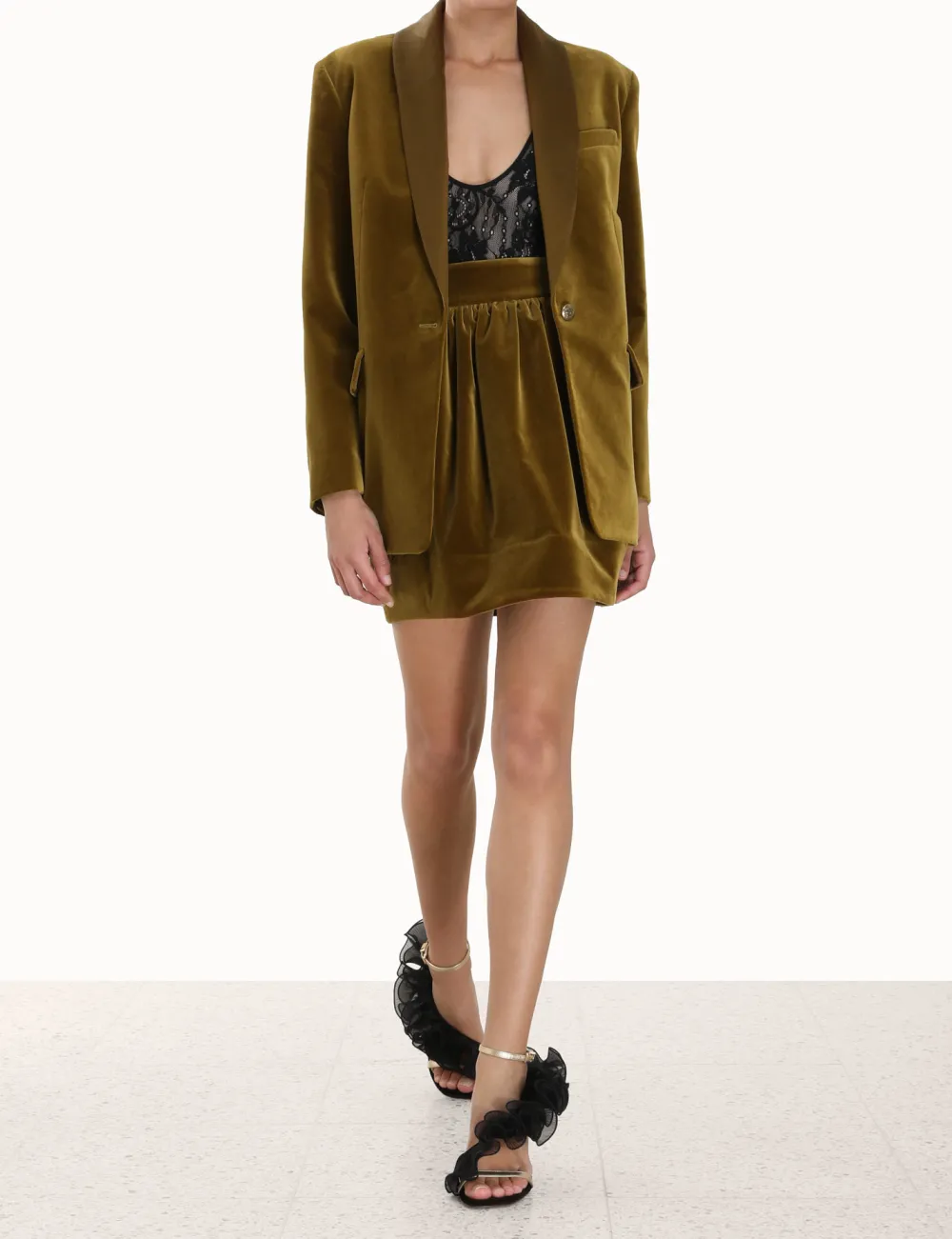 ZIMMERMANN Lyrical Velvet Dinner Jacket-Women Jackets & Coats