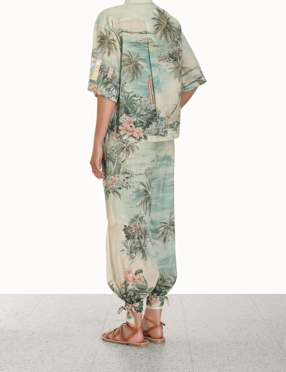 ZIMMERMANN Vacay Surf Shirt-Women Clothing