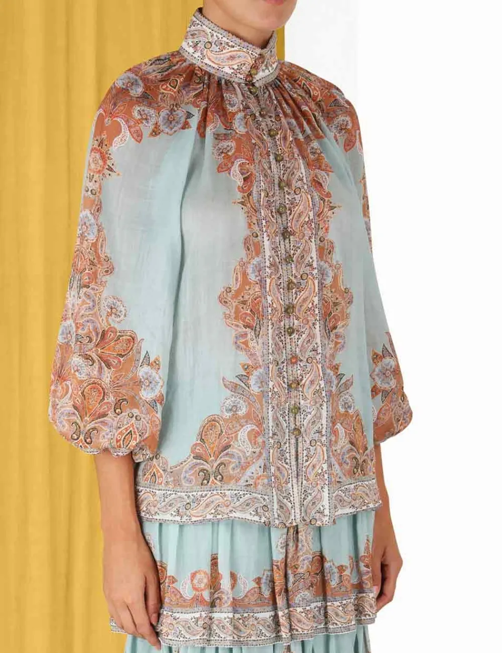 ZIMMERMANN Devi Billow Blouse-Women Clothing