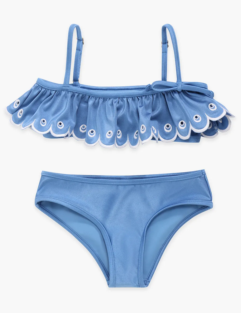 ZIMMERMANN Junie Embroidery Frill Bikini-Women Swimwear