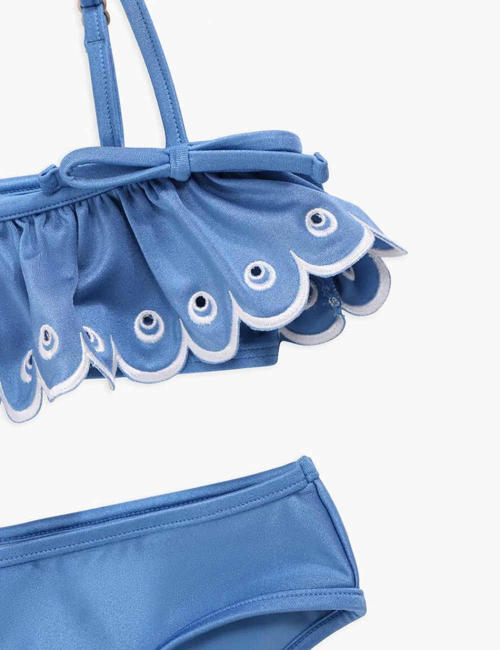 ZIMMERMANN Junie Embroidery Frill Bikini-Women Swimwear