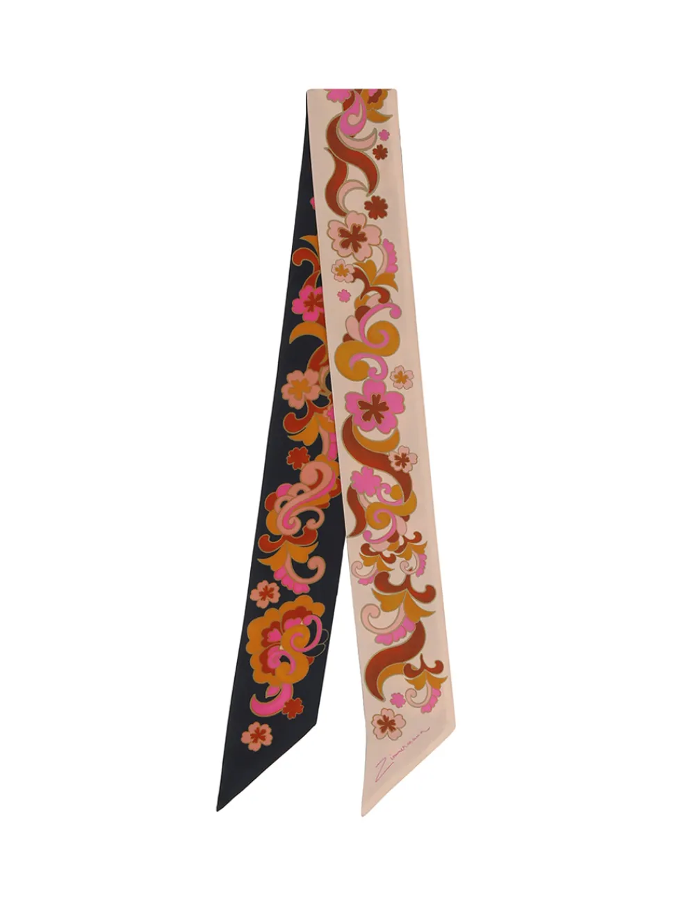 ZIMMERMANN Printed Silk Ribbon Scarf-Women Scarves