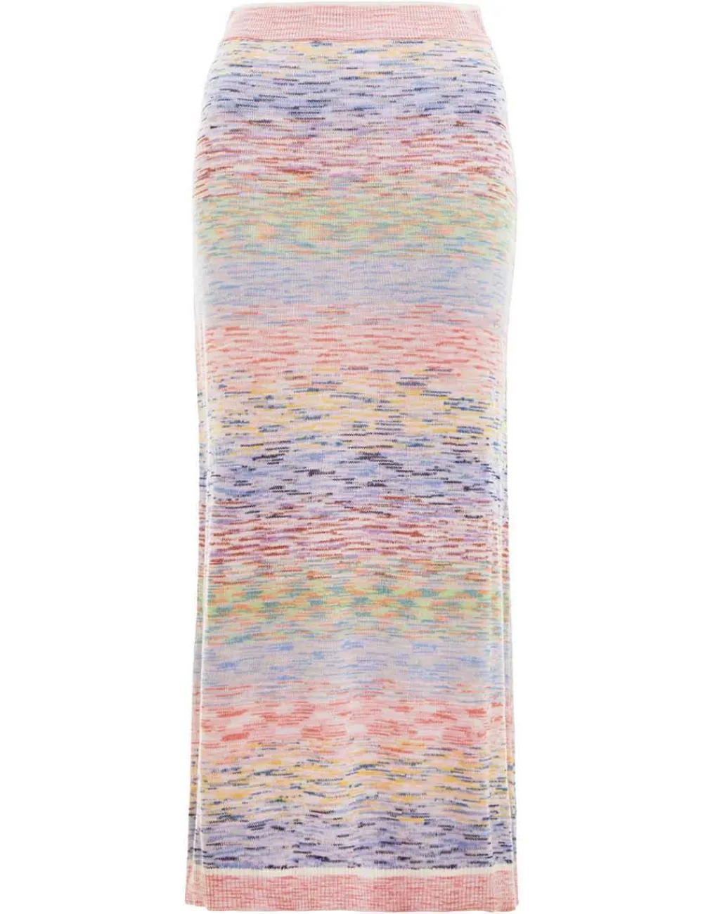 ZIMMERMANN Raie Marl Midi Skirt-Women Knitwear