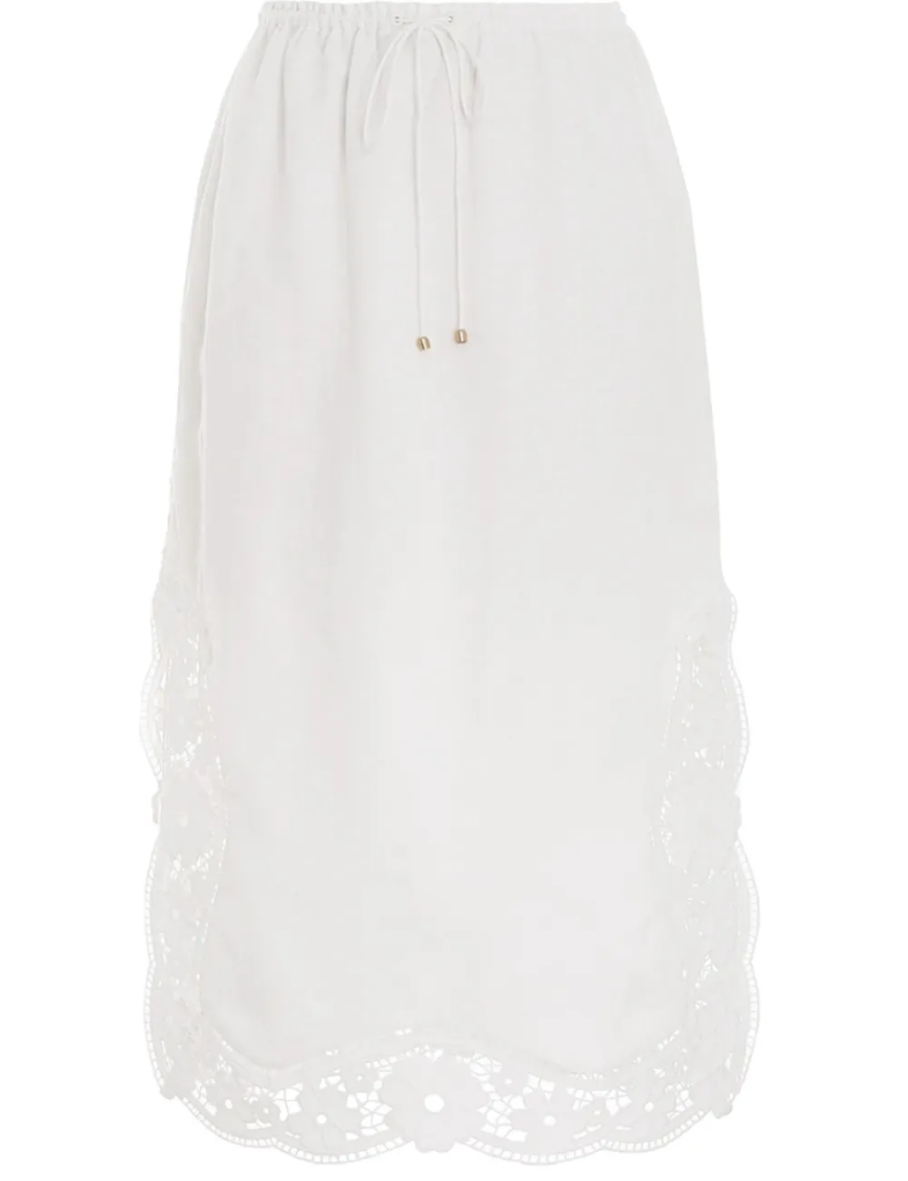 ZIMMERMANN Halcyon Broderie Skirt-Women Clothing