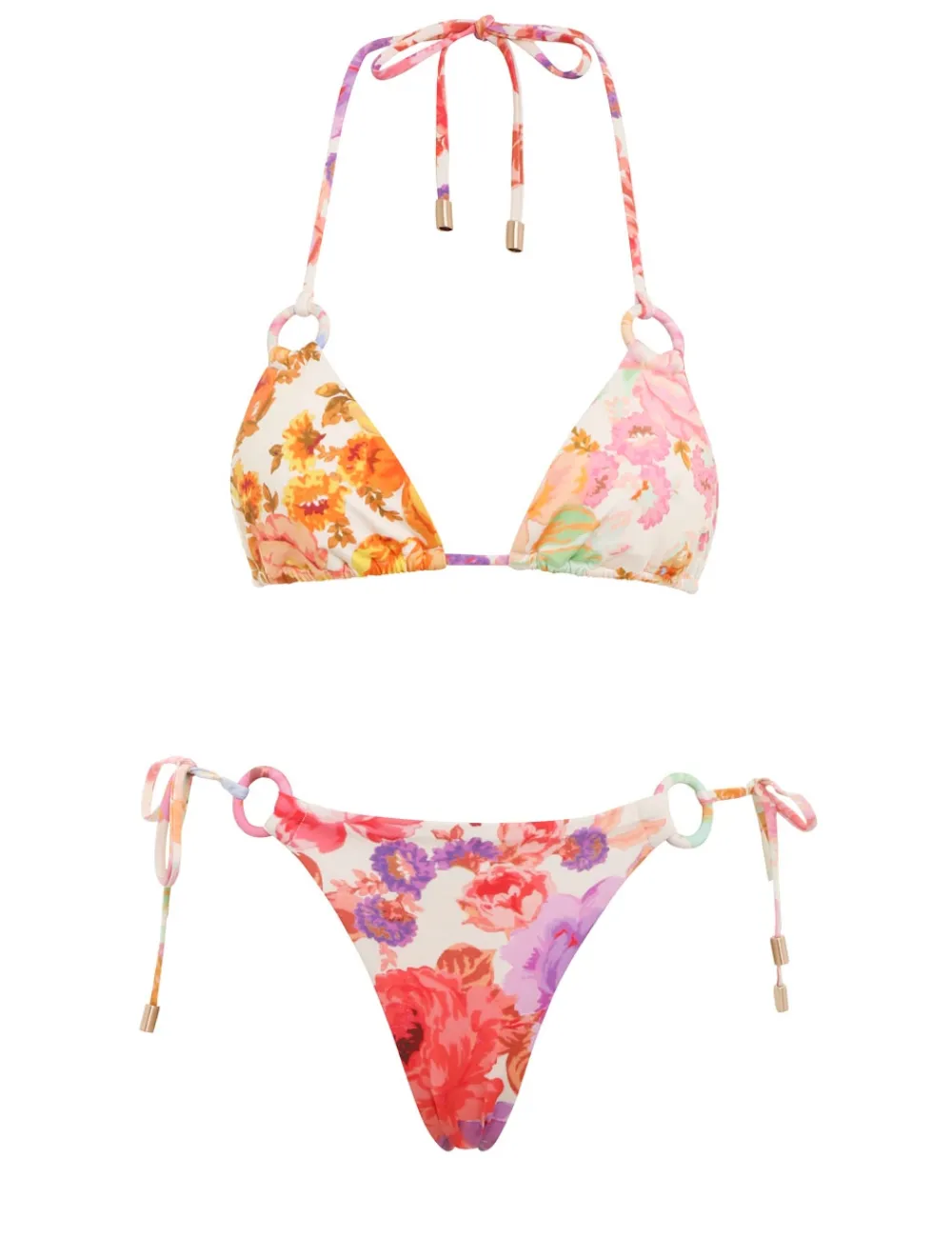 ZIMMERMANN Raie Ring Tie Bikini-Women Bikinis