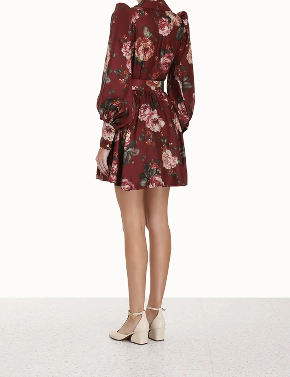 ZIMMERMANN Luminosity Shirt Dress-Women Clothing