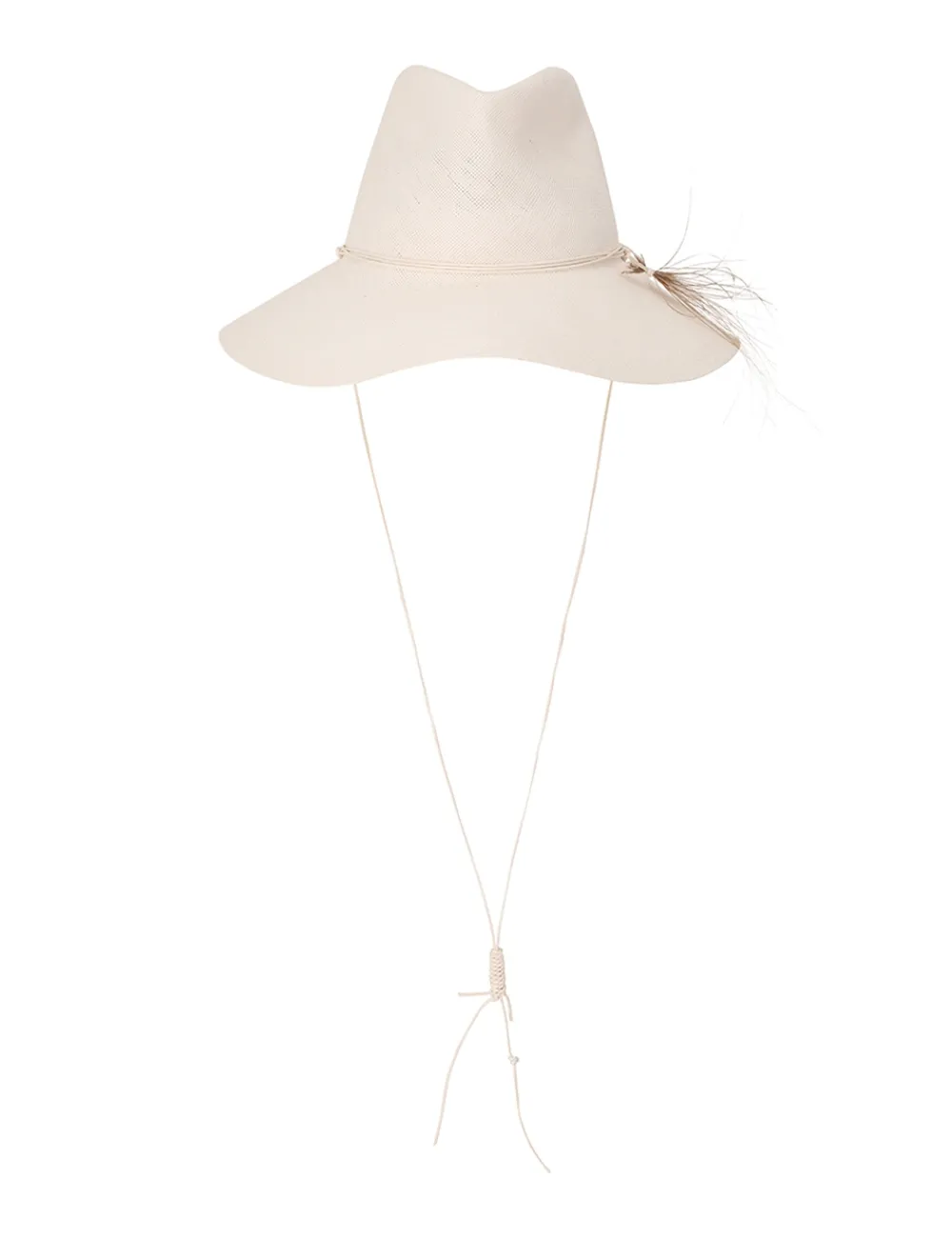 ZIMMERMANN Glazed Straw Collapsible Hat-Women Hats