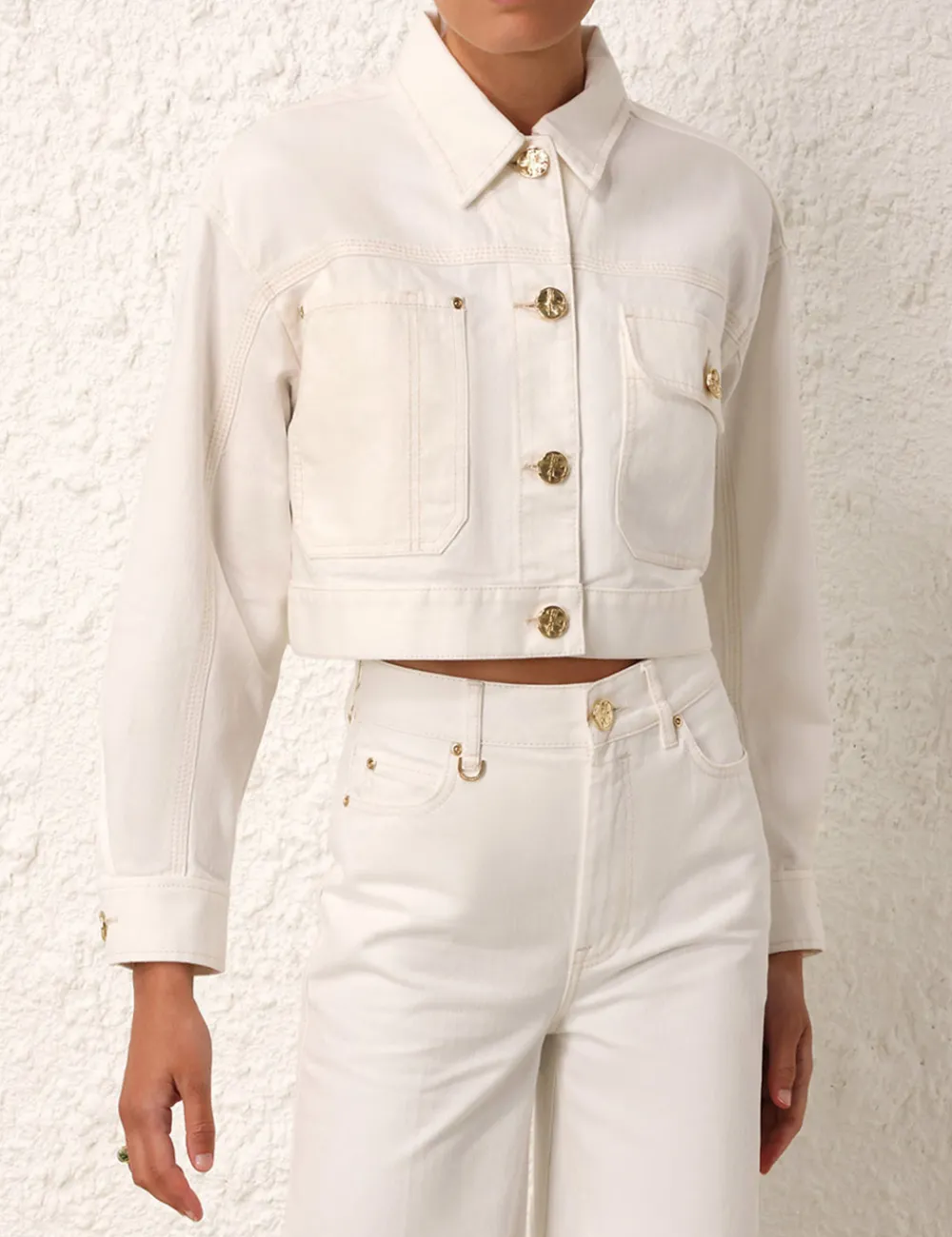 ZIMMERMANN Matchmaker Boxy Denim Jacket-Women Denim