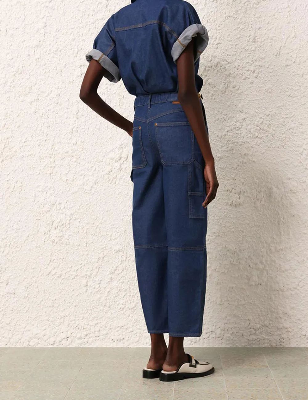 ZIMMERMANN Matchmaker Denim Boiler Suit-Women Denim