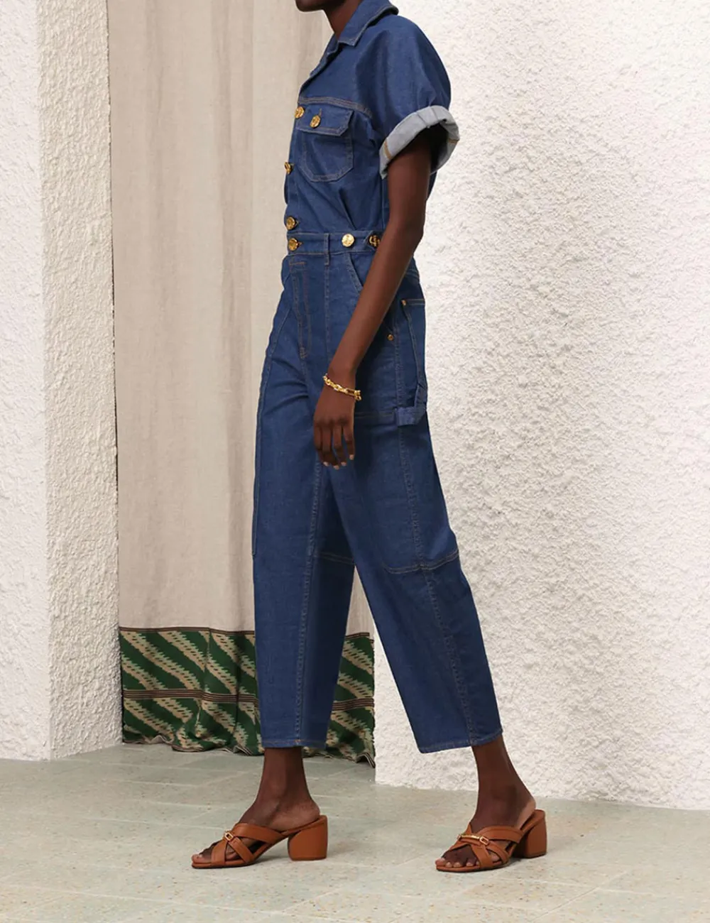 ZIMMERMANN Matchmaker Denim Boiler Suit-Women Denim