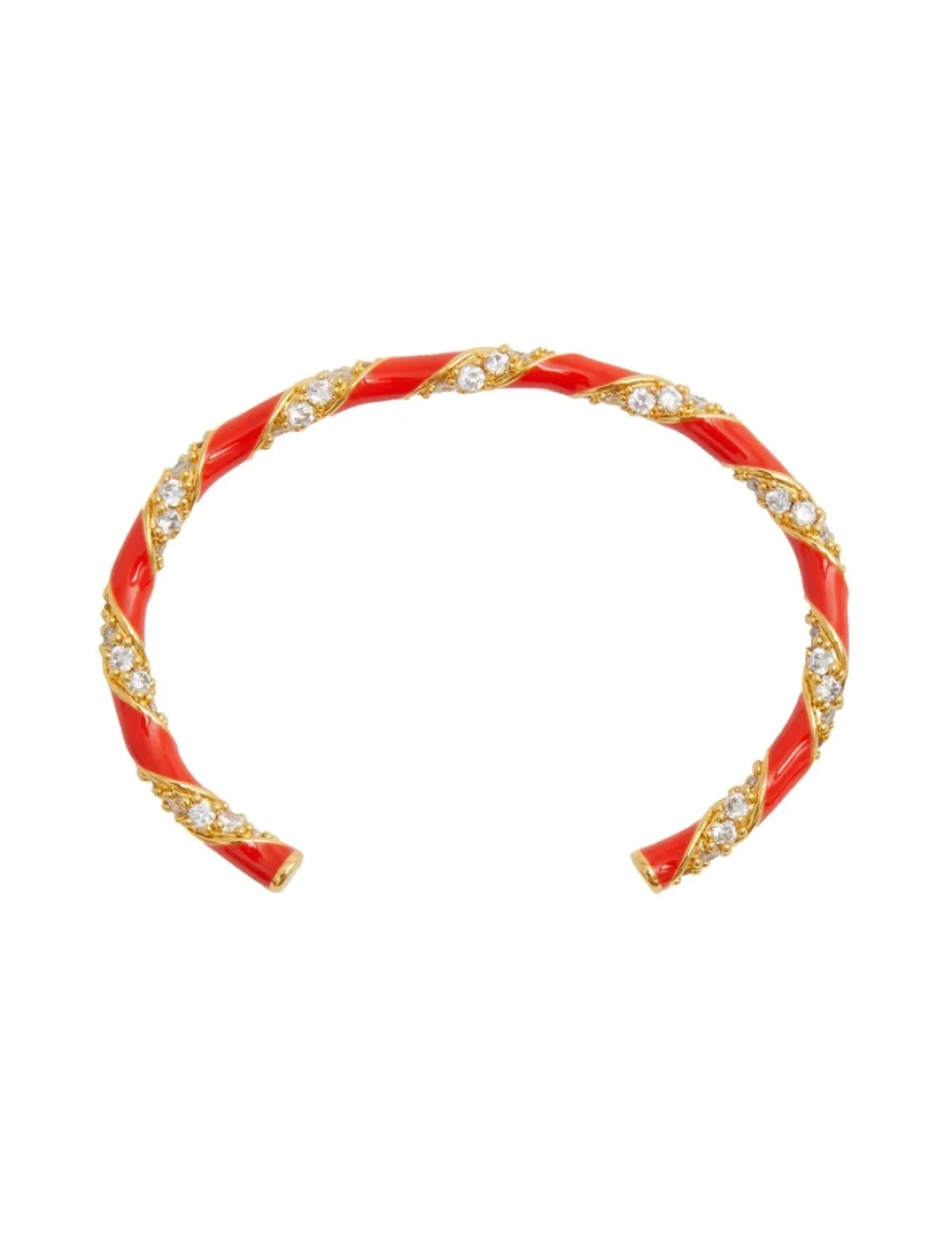 ZIMMERMANN Candy Stripe Pave Cuff-Women Accessories