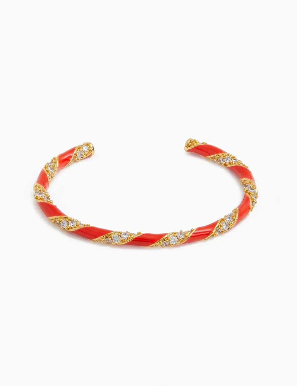 ZIMMERMANN Candy Stripe Pave Cuff-Women Accessories