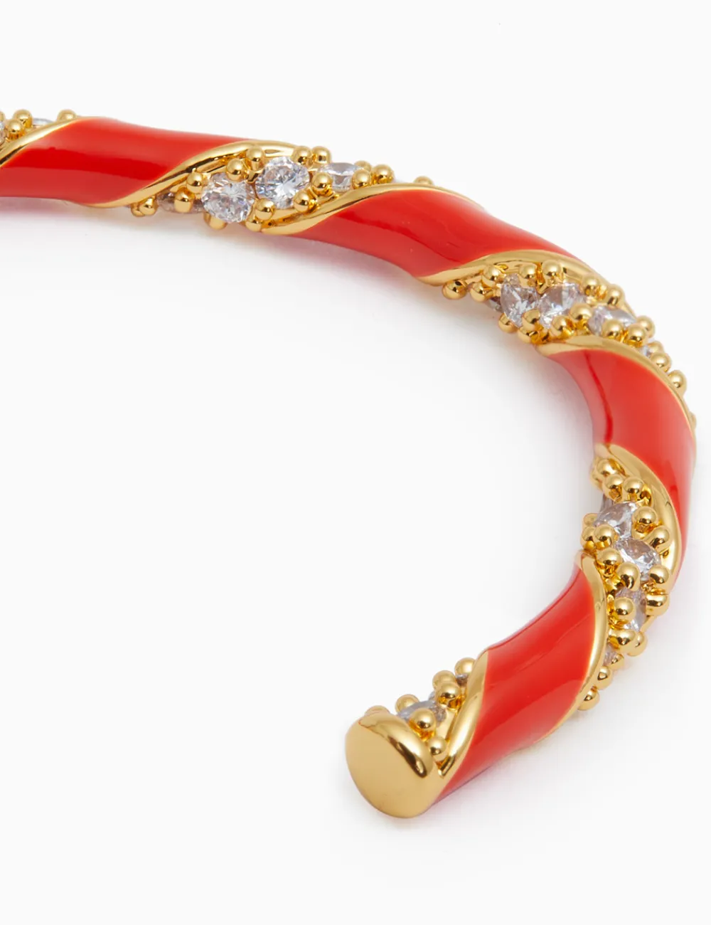 ZIMMERMANN Candy Stripe Pave Cuff-Women Accessories