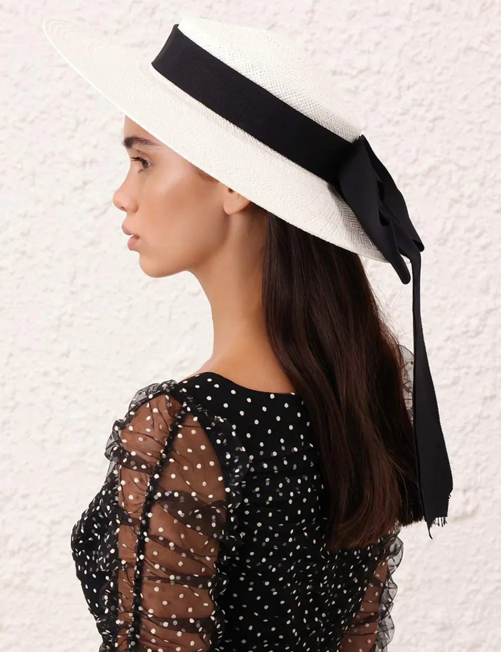 ZIMMERMANN Straw Boater-Women Accessories