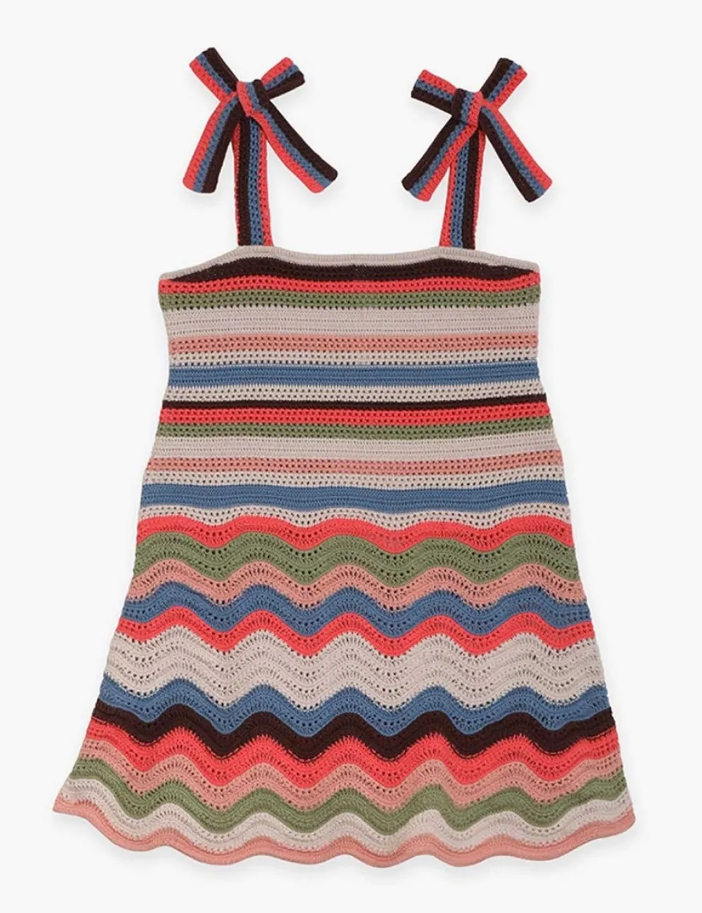 ZIMMERMANN Devi Textured Knit Dress-Women Clothing