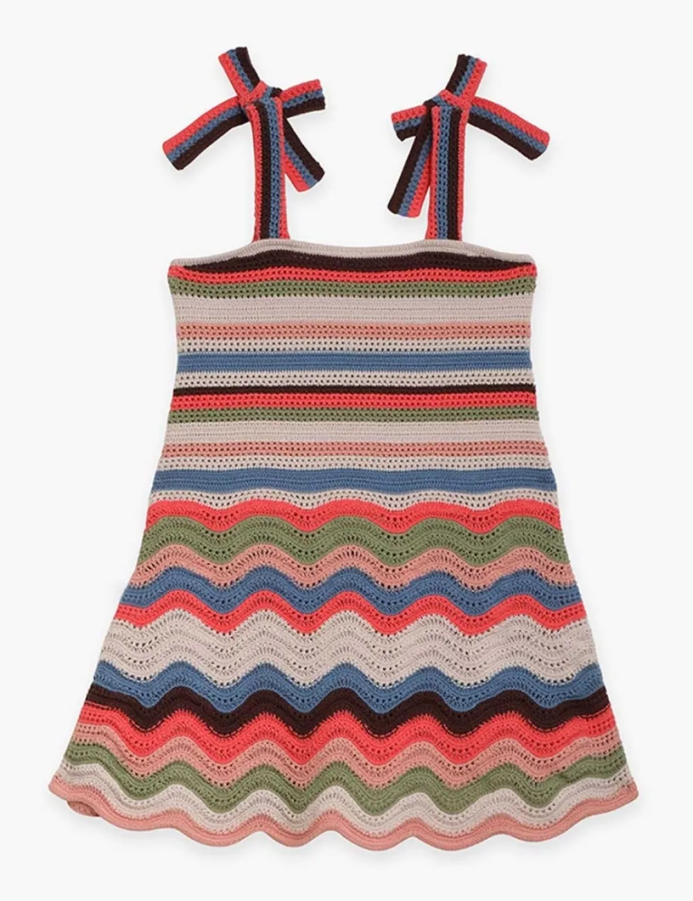 ZIMMERMANN Devi Textured Knit Dress-Women Clothing