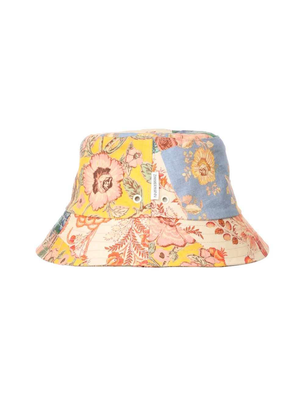 ZIMMERMANN Printed Canvas Bucket Hat-Women Hats