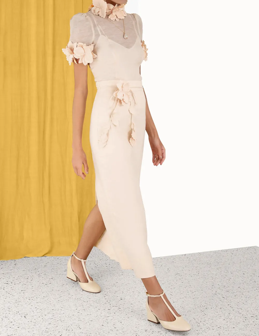 ZIMMERMANN Luminosity Liftoff Flower Top-Women Tops